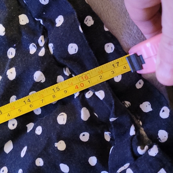 black and white tie shorts - Picture 4 of 4